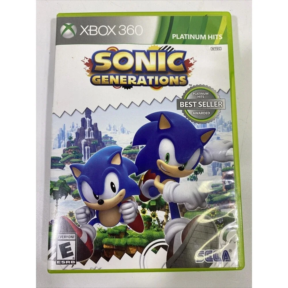 Sonic Generations - XBox 360 - Playable in 3D - Tested